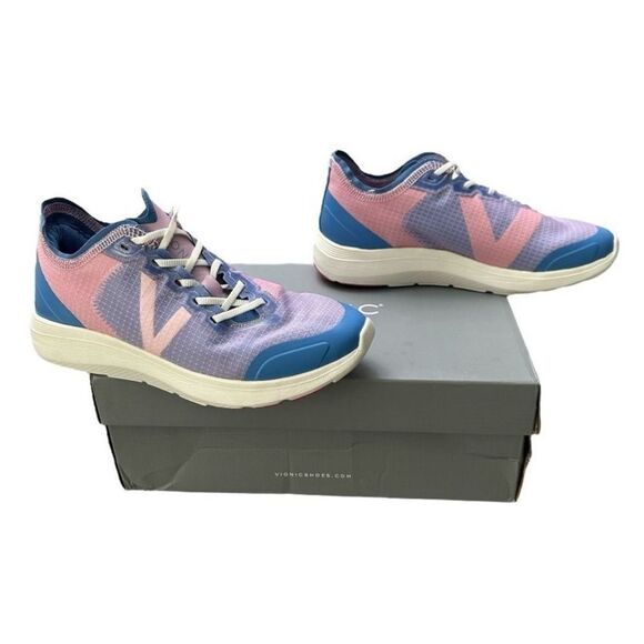 Vionic Celeste Azure Light Blue and Pink Sneakers Shoes Women’s Size 7.5 - Picture 5 of 9
